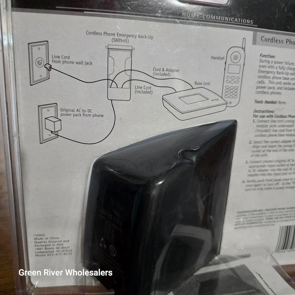 Southwestern Bell‎ Cordless Phone Emergency Back Up Power Unit S6054